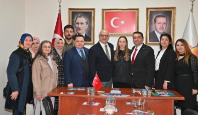 AK Parti Saruhanlı İlçe Başkanlığı Başkan Ergün’ü ağırladı