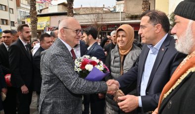 AK Parti Teşkilatı, Turgutlu’da Başkan Ergün’ü ağırladı