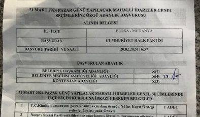 CHP Mudanya’da seçime giremiyor mu iddialarına Bursa’dan sert tepki!