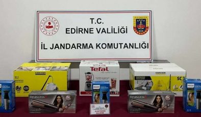 Edirne’de kaçak elektronik eşya ele geçirildi!