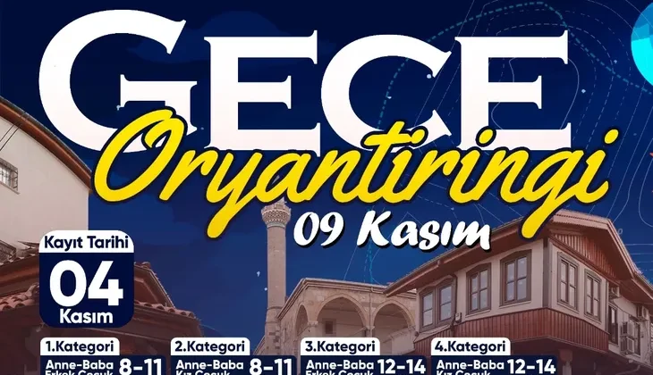 Konya’da ‘Gece Oryantiringi’