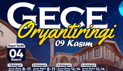 Konya’da ‘Gece Oryantiringi’