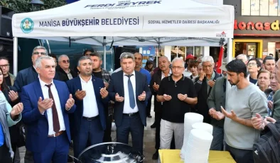 Manisa’da 3 bin kişilik keşkek hayrı